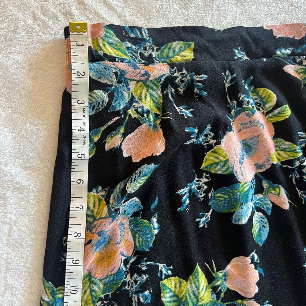 Xhilaration Floral Maxi Long Flowy Summer Spring Cottage Skirt XS Blue Rose - Picture 11 of 12